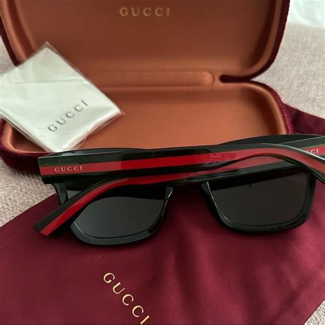 green gucci stripes|gucci sunglasses red green stripe.